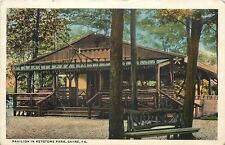 Sayre Pennsylvania~Keystone Park Pavilion~1916 Postcard picture