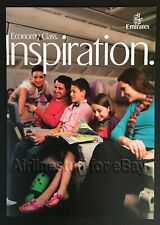 2011 EMIRATES AIRLINES Economy Class Inspiration MARKETING BROCHURE airways ad picture