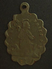 Vintage Saint Roch Saint Hubert Medal Religious Holy Catholic picture