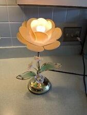 Vintage Lotus Flower Lamp w/ Touch 1, 2 And 3 For Brighness. Desk Lamp, Vintage picture