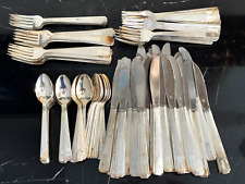 Vintage Hilton Hotels by Northland Silver Plate Flatware 92 Pieces picture