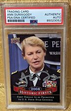 General Ann Dunwoody Autograph Signed Card 🪖 picture