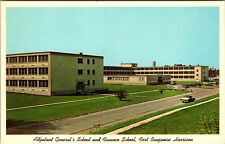Fort Benjamin IN-Indiana, Adjutant General School, Vintage Postcard picture