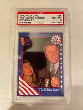 1992 Wild Card Decision '92 The Hillary Factor #85 Hillary Clinton Rookie Card picture