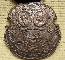 Original 1915 World War I German Medal Kaiser Wilhelm I & Franz Josef picture