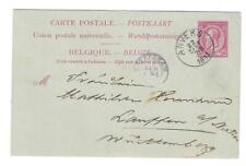 Postcard Carte Postale Belgium Anvers 1893 Undivided Back Belgique Postes EUC picture