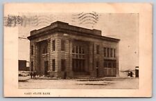 Gary State Bank Gary Indiana IN 1909 Postcard picture