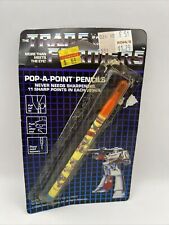 Vintage Transformers G1 Pop-A-Point Pencil 1985 - Original Packaging 11 Pop Tops picture