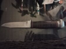 WWII U.S.N. MK1  PAL RH-35 SURVIVAL KNIFE w/ U.S.N. MK1 SCABBARD picture