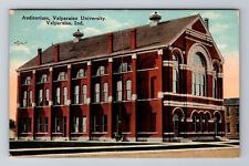 Valparaiso IN-Indiana, Valparaiso University Auditorium, Vintage c1915 Postcard picture