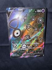 A7 Pokémon Card TCG SWSH Silver Tempest Unown V Alt Art Ultra Rare 177/195 NM picture