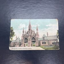 Postcard Early 1911 Entrance To Greenwood Cemetery Brooklyn New York picture