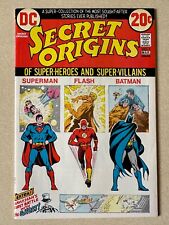 Secret Origins #1 1973 8.0 VF Superman Flash Batman Hawkman Ghost DC Comics JLA  picture
