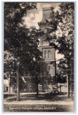 1946 Baptist Church Interlaken New York NY, Swartz Creek MI Antique Postcard picture
