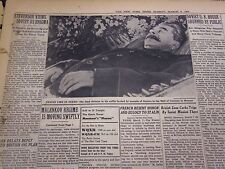 1953 MARCH 8 NEW YORK TIMES - STALIN LIES IN STATE - NT 4264 picture
