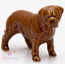 Porcelain Figurine of the Dogue de Bordeaux Mastiff dog picture