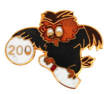 VTG 200 Bowling Club Enamel Lapel Hat Pin Award Pin Owl With Pin picture