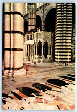Cattedrale Pulpito di Nicolo Pisano SIENA Italy 4x6 Postcard picture