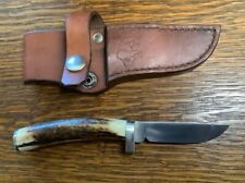 Custom stag handle knife by Randy Wittman an Amish Knife maker from Seymour MO. picture