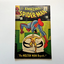 Amazing Spider-Man #35 Steve Ditko (1966 Marvel Comics) 2nd Molten Man [VG/VG+] picture