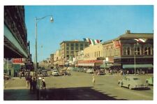 1950's Color Chrome Postcard Washington Street Fox Theater Phoenix Arizona AZ picture