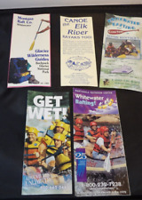 Lot of 5 Vintage Whitewater Rafting Brochures picture