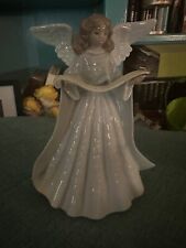 Vintage Retired Lladro Singing Angel,  Tree Topper Navidad Cantina Figurine picture