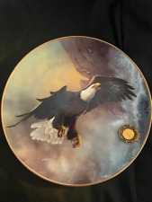 Franklin Mint Porcelain Ltd Edition Eagle Plate 'Liberty’s Monarch' picture