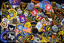 50 Pack NEW Vintage Police Security Sheriff EMT Military Americana Patches READ picture