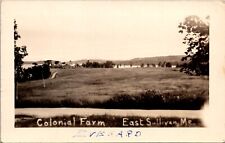 Real Photo Postcard Colonial Farm in East Sullivan, Maine picture