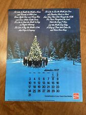1973 Coca-Cola ‘Teach The World To Sing’ Vintage Calendar picture