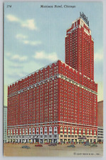 Postcard Morrison Hotel Chicago Illinois, c1940s picture