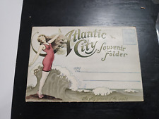 Antique Atlantic City  Souvenir 18 Picture Folder Post Card Size  RRP 67 picture
