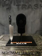 Michael Myers Halloween Kills Mask Display Stand w/ Mask & Bloody Knife picture