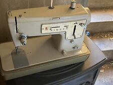 Vintage Singer Model 457  Slant-O-Matic Sewing Machine w/Accessories picture