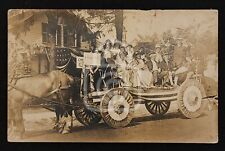 Spectacular RPPC Patriotic Parade for 4th of July. C 1910's Americana 1776 picture