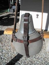 GERMAN WWI GREAT WAR LARGE TRENCH ASSAULT TROOPS CANTEEN WITH INTACT HARNESS WW1 picture