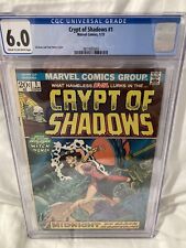 Crypt of Shadows #1 (January 1973, Marvel Comics Group) Rare, CGC Graded (6.0) picture
