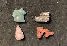 Lot Of Mini Carved Crystal Mythical Creatures picture