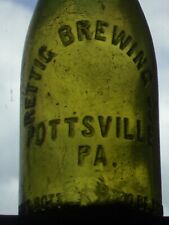 Rare embossed glass Rettig Brewing Co. Pottsville, Pa. affixed top 6 oz. bottle picture