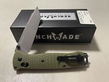 benchmade Bailout 537GY Green With Stonewash Blade picture
