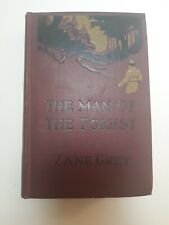 Vintage 1920 The Man of The Forest Zane Gray 1st Edition Great Condition  picture