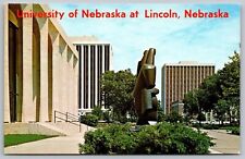 University Nebraska Lincoln NE Sheldon Memorial Art Gallery Postcard UNP VTG picture