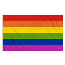 Rainbow Flag 5x3Ft Large Gay Pride Flag LGBTQ+ Festival Parade Flag Pride Flags picture