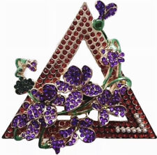 DST, Delta Sigma Theta , ELITE XL Embellished African Violet Pyramid, Pouch picture