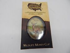 American Expedition Whitetail Deer Metal Money Clip New in Box picture