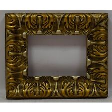 Ca.1850-1900 Old wooden frame decorative Internal: 9x6.4 in picture