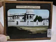 Colored Glass Magic Lantern Slide BPY INDIA PHOTO THE PALACES OF UDAIPUR picture