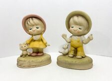 Vintage UCTCI Tempo Stoneware Children Figurines Made in Japan picture