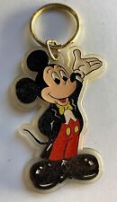 Vtg Mickey Mouse Tux Acrylic Souvenir Keychain - Walt Disney World picture